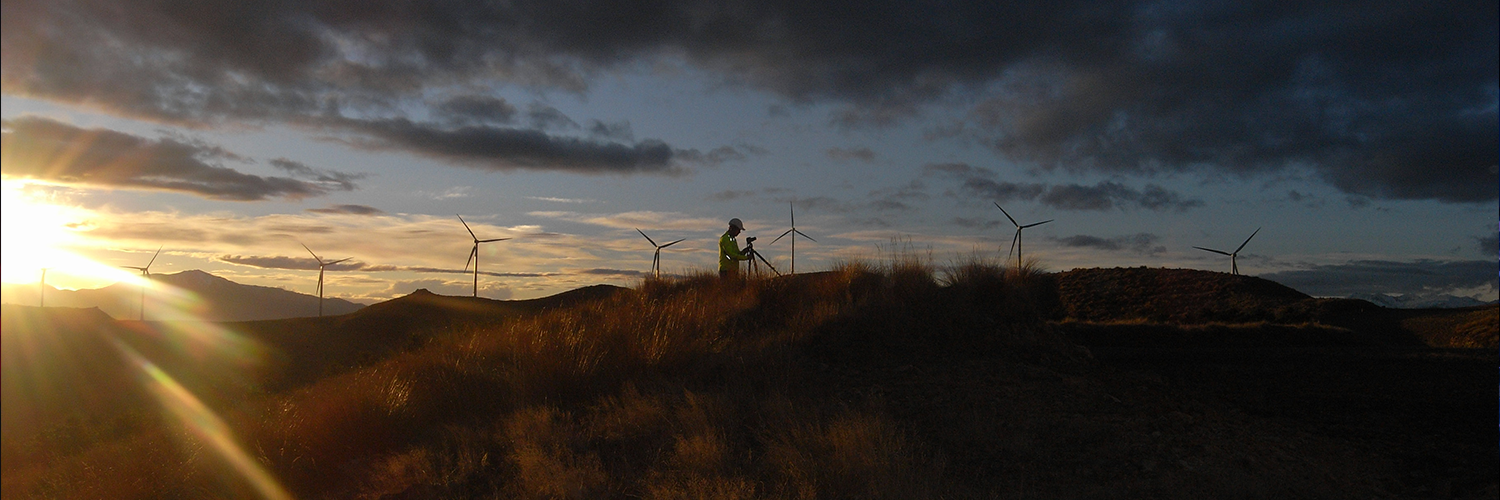 Cover image: Fulbright Scholar James Hamilton inspects a wind turbine at dawn, Tasmania.